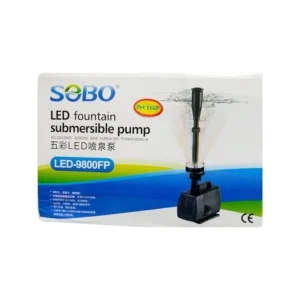 מזרקת מים עם תאורת לד אטמן - SOBO LED 9800FP