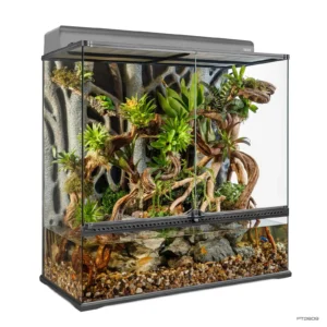 טרריום 90×45×90 + רקע - Exo Terra Pro Terrarium