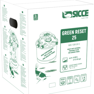 פילטר לחץ לבריכות סיצ'ה - Sicce Green Reset 25L