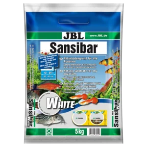 מצע לבן טבעי לאקווריום - JBL Sansibar WHITE